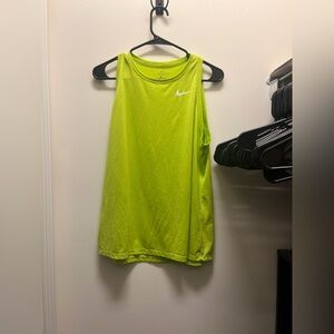 Nike Women's Bright Green Tank Top